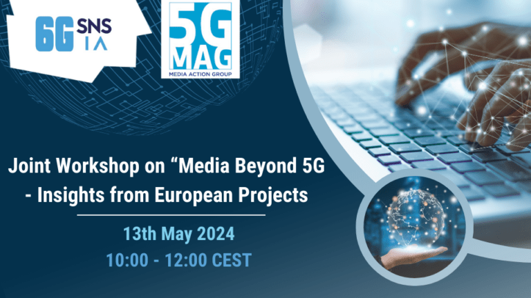 Presenting 6G-XR Multimedia Use Cases at “Media beyond 5G” Joint Workshop